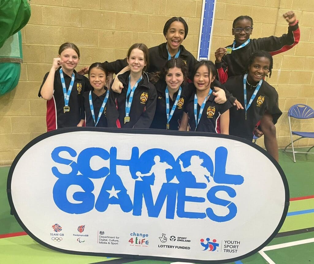 Year 7 Girls Hertfordshire County Indoor Athletics Champions